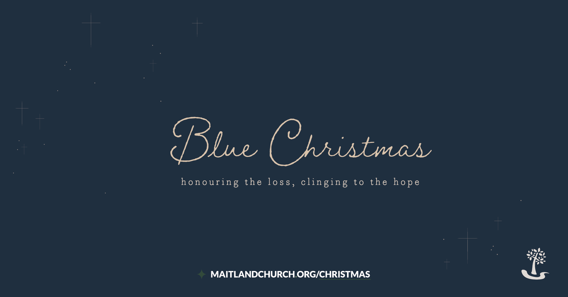 Blue Christmas service in Maitland with Christmas at Maitland Evangelical Church